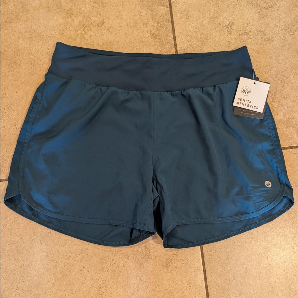 Senita Running Shorts - Large - Teal